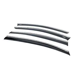 Deflectoare geamuri cu ornament cromat (4 buc, Niken) foto 2
