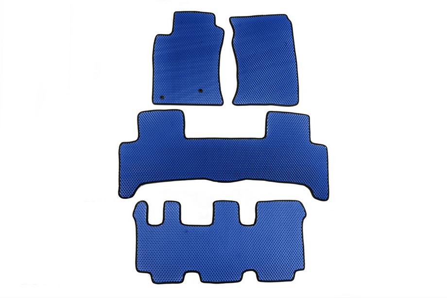 Lexus GX470 2002-2009 Covorase EVA (3 Randuri, Albastru) Image