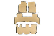 Toyota Land Cruiser Prado 120 2002-2009 Covorase EVA (3 Randuri, Bej) foto 1