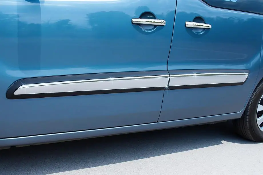 Peugeot Partner Tepee 2008-2018 Molduri Usi Otel Inoxidabil (4 buc) Image