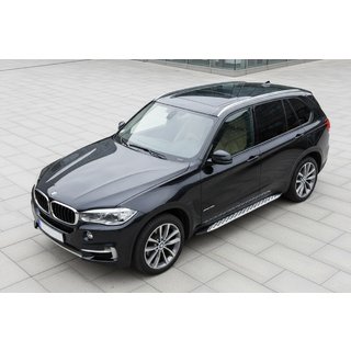 Praguri Laterale Shining V1 (2 buc, Aluminiu) BMW X5 F15 2013-2018 foto 1