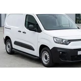 Praguri Laterale Allmond Black (2 buc, Aluminiu) Fiat Doblo III 2023- foto 1