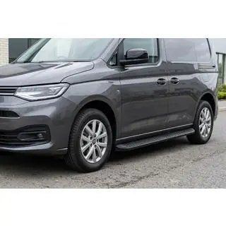Praguri Laterale Tayga Black (2 buc, Aluminiu) Fiat Doblo III 2023- foto 1