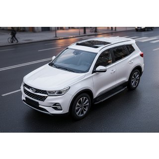 Praguri laterale Bosphorus Grey (2 buc, aluminiu) Chery Tiggo 7 2020- foto 1