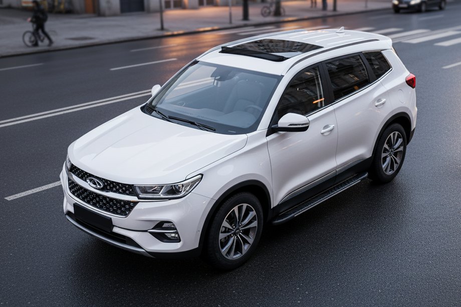 Chery Tiggo 7 2020- Praguri laterale Bosphorus Grey (2 buc, aluminiu) Image