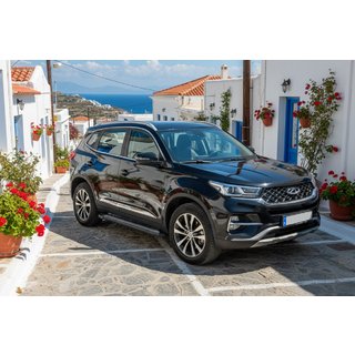 Praguri Laterale New Vision Black (2 buc, Aluminiu) Chery Tiggo 7 2020- foto 1