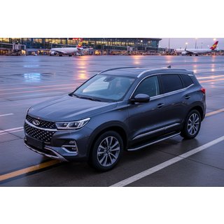 Praguri Laterale Tayga Grey (2 buc, Aluminiu) foto 1