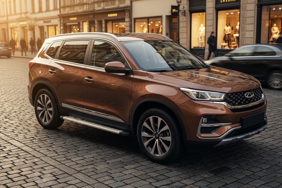 Chery Tiggo 7 2020- Praguri Laterale Maya V2 (2 buc, Aluminiu) Image