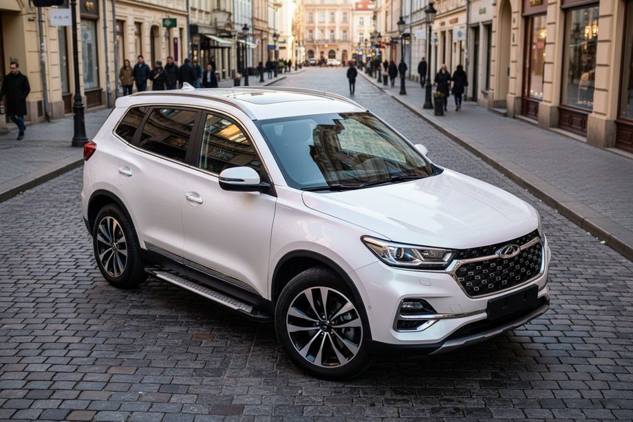 Chery Tiggo 7 2020- Praguri laterale Allmond Grey (2 buc, aluminiu) Image