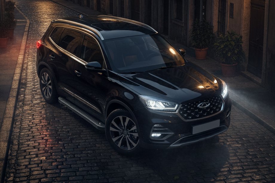 Chery Tiggo 8 2017- Praguri Laterale Allmond Black (2 buc, Aluminiu) Image