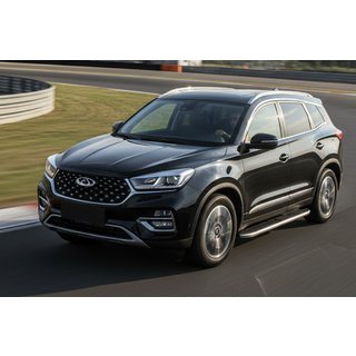 Praguri Laterale Tayga Grey (2 buc, Aluminiu) foto 1