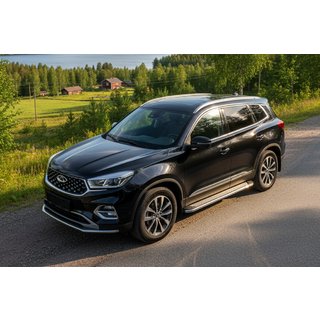 Praguri Laterale Maydos V2 (2 buc, Aluminiu) Chery Tiggo 8 2017- foto 1