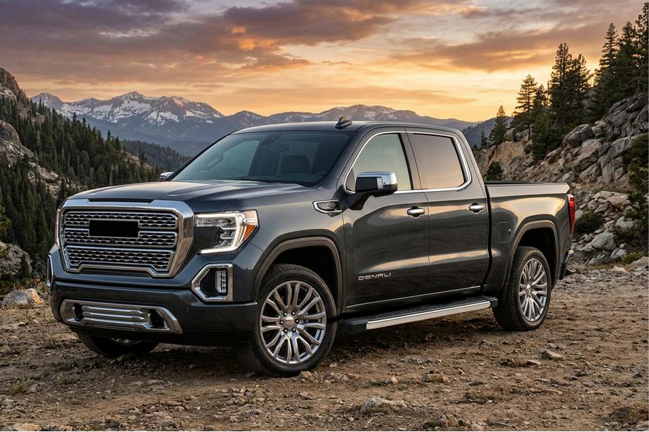 GMS Sierra 2019- Praguri Laterale BlackLine (2 buc, Aluminiu) Image