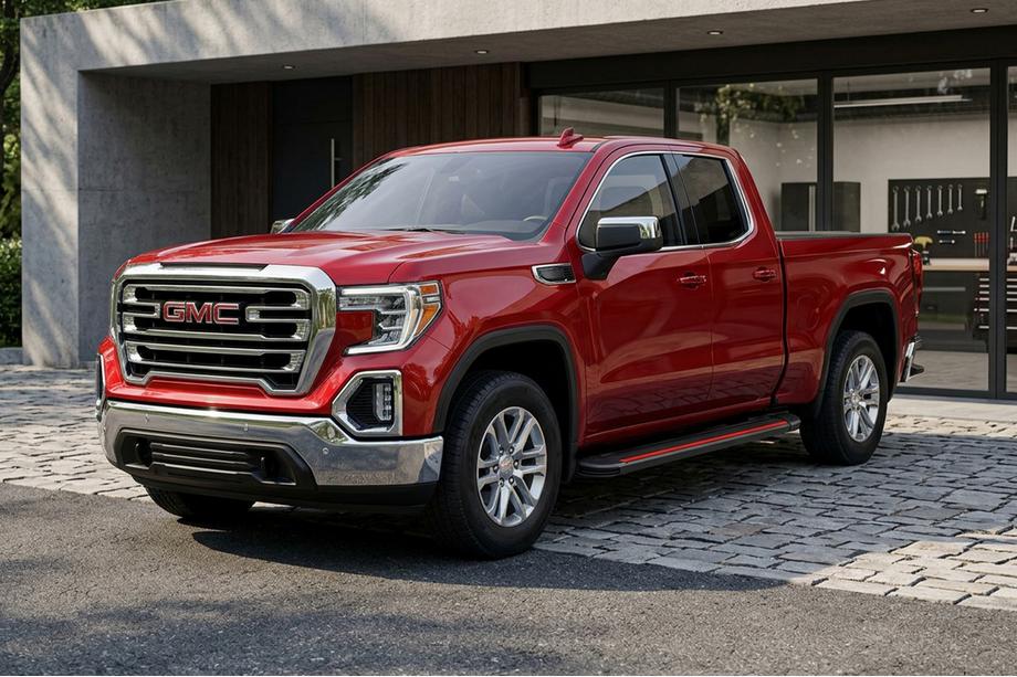 GMS Sierra 2019- Praguri Laterale Maya Red (2 buc, Aluminiu) Image