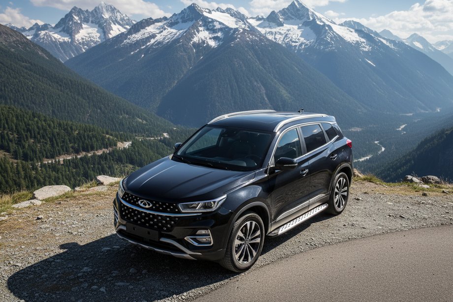 Chery Tiggo 7 2020- Praguri Laterale Shining (2 buc, Aluminiu) Image