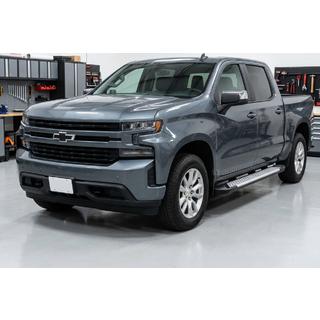 Praguri laterale Allmond Grey (2 buc, aluminiu) Chevrolet Silverado 2019- foto 1