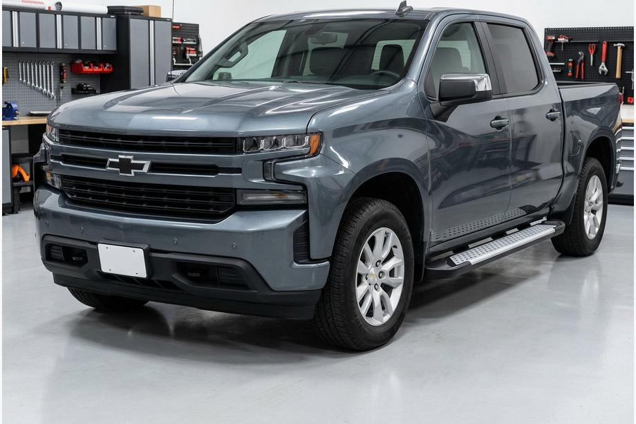 Chevrolet Silverado 2019- Praguri laterale Allmond Grey (2 buc, aluminiu) Image