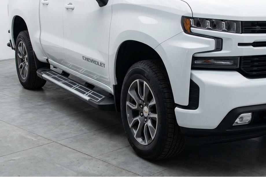 Chevrolet Silverado 2019- Praguri Laterale Sunrise (2 buc, Aluminiu) Image