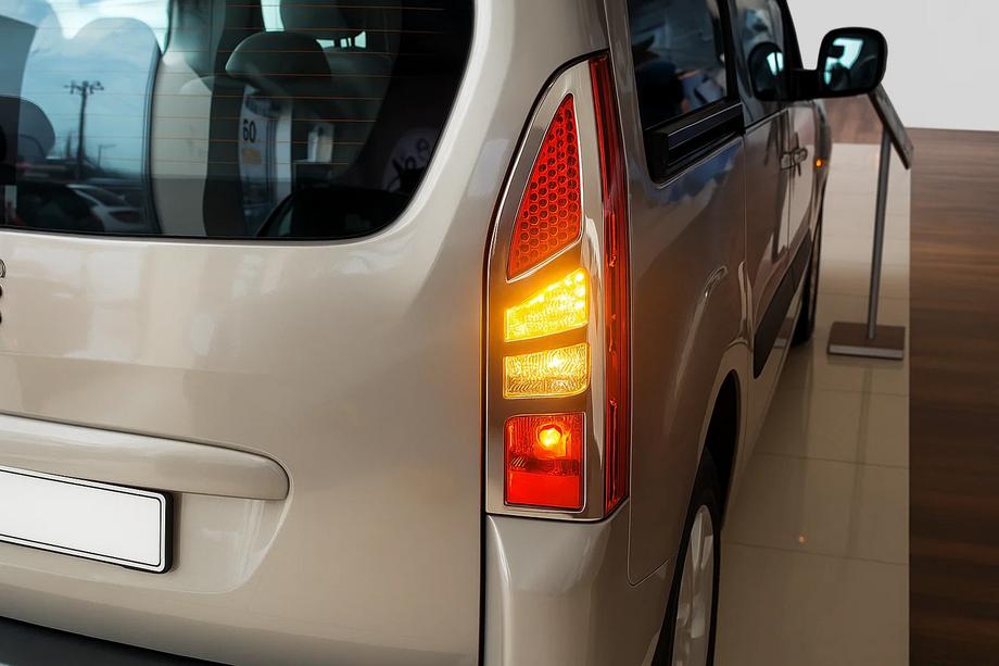 Peugeot Partner Tepee 2008-2018 Capace Cromate pentru Stopuri (2 buc, Otel Inoxidabil) Carmos Image