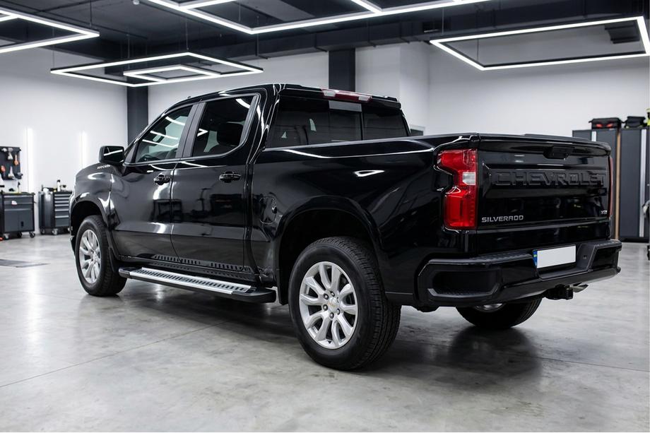 Chevrolet Silverado 2019- Praguri Laterale Line (2 buc, Aluminiu) Image