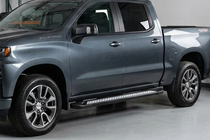 Chevrolet Silverado 2019- Praguri Laterale New Vision Black (2 buc, Aluminiu) foto 3