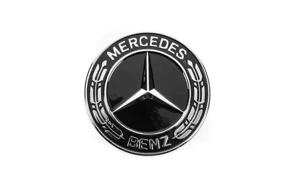 Mercedes-Benz Capac in loc de emblema pe capota Mercedes (negru, 57mm) Foto 2