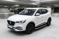 MG HS 2018- Praguri Laterale Tayga Grey (2 buc, Aluminiu) foto 1