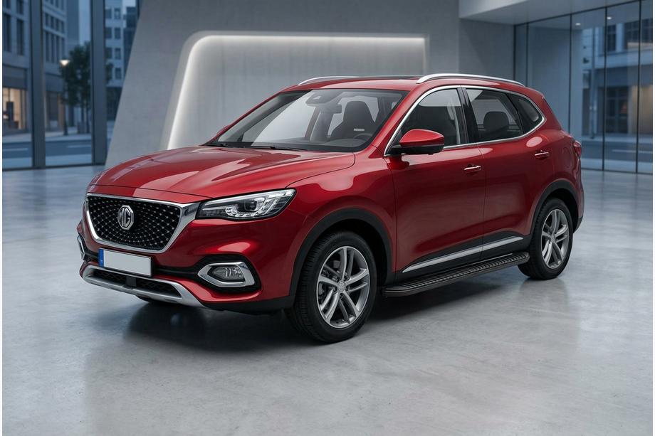 MG HS 2018- Praguri Laterale Tayga Black (2 buc, Aluminiu) Foto 1