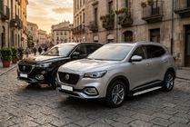 MG HS 2018- Praguri Laterale Shining V1 (2 buc, Aluminiu) foto 1