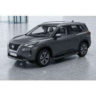 Praguri Laterale Allmond Black (2 buc, Aluminiu) Nissan X-trail T33/Rogue 2022- foto 1