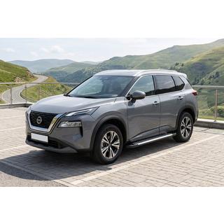 Praguri Laterale Line (2 buc, Aluminiu) Nissan X-trail T33/Rogue 2022- foto 1
