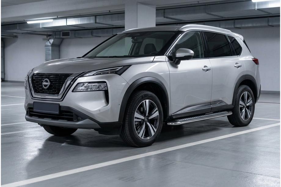 Nissan X-trail T33/Rogue 2022- Praguri Laterale Maydos V2 (2 buc, Aluminiu) Foto 1