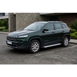 Praguri Laterale Maya V2 (2 buc, Aluminiu) Jeep Cherokee KL 2013- foto 1