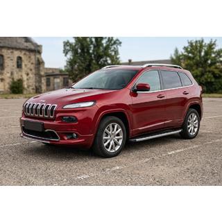 Praguri Laterale Fullmond (2 buc, Aluminiu) Jeep Cherokee KL 2013- foto 1