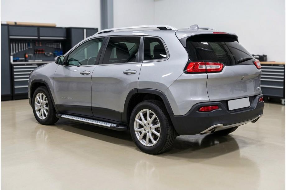 Jeep Cherokee KL 2013- Praguri laterale Allmond Grey (2 buc, aluminiu) Foto 1