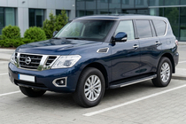 Nissan Armada 2016-2024 Praguri Laterale Bosphore Grey (2 buc, Aluminiu) foto 1