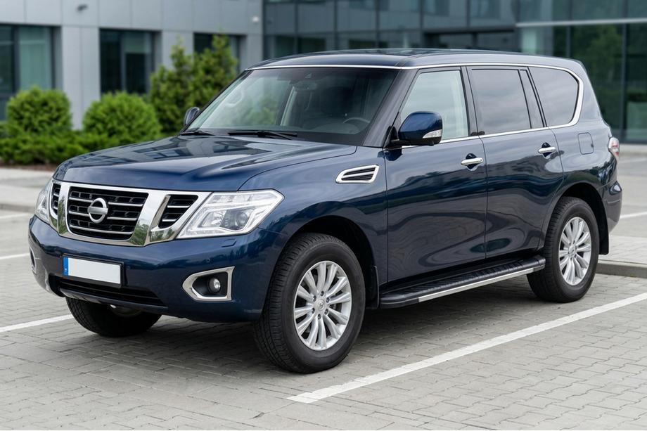 Nissan Armada 2016-2024 Praguri Laterale Bosphore Grey (2 buc, Aluminiu) Image