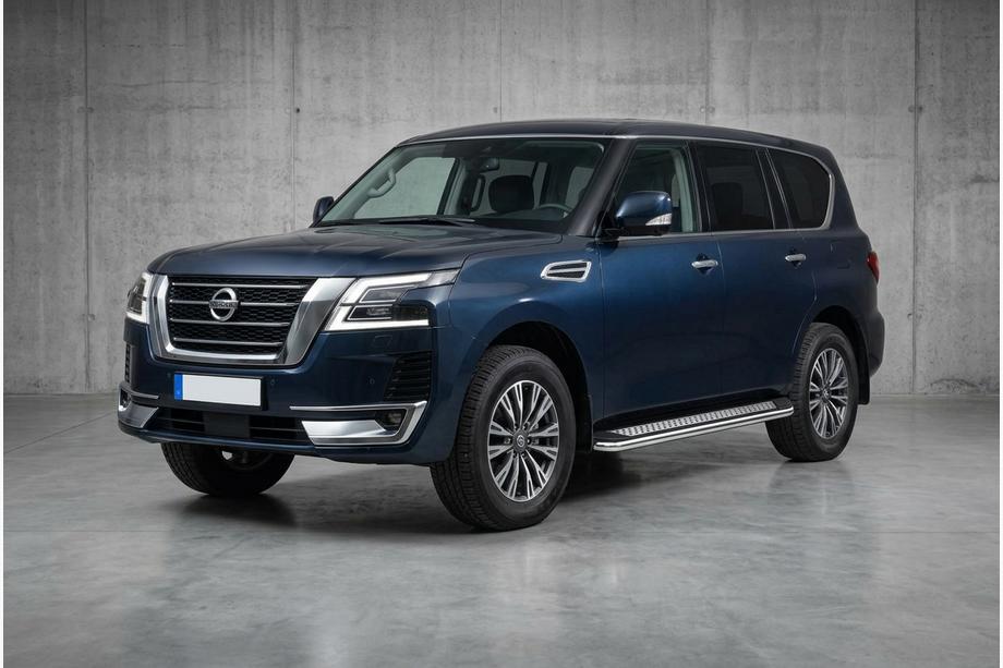 Nissan Armada 2016-2024 Praguri Laterale Maydos V2 (2 buc, Aluminiu) Image