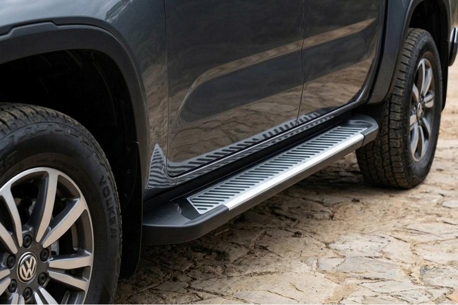 Volkswagen Amarok 2022- Praguri Laterale Line (2 buc, Aluminiu) Foto 1