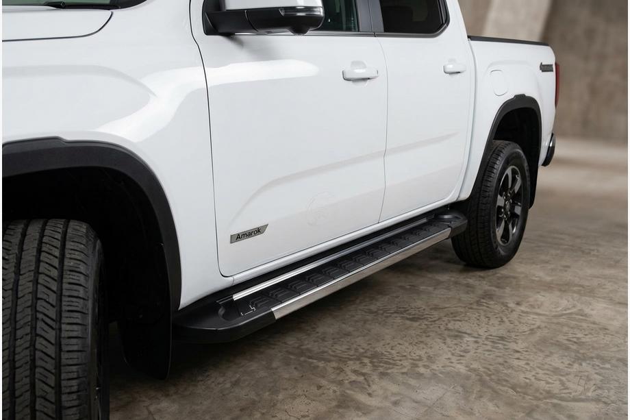 Volkswagen Amarok 2022- Praguri Laterale RedLine V1 (2 buc, Aluminiu) Image