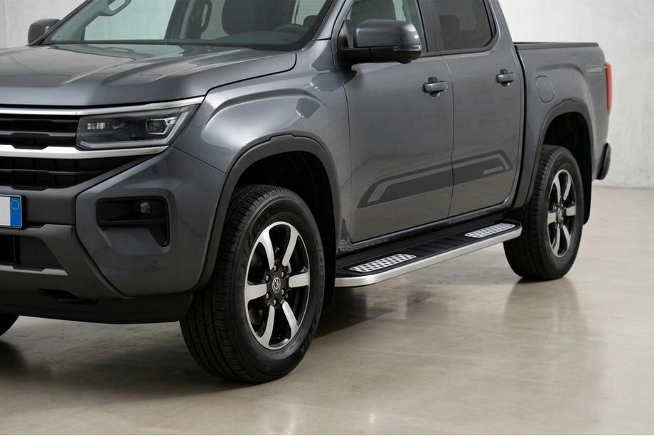 Volkswagen Amarok 2022- Praguri Laterale Tayga V2 (2 buc, Aluminiu) Foto 1