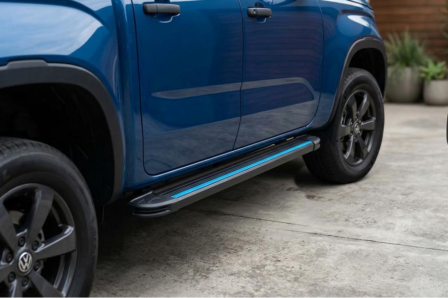 Ford Ranger 2022- Praguri Laterale Maya Blue (2 buc, Aluminiu) Foto 1