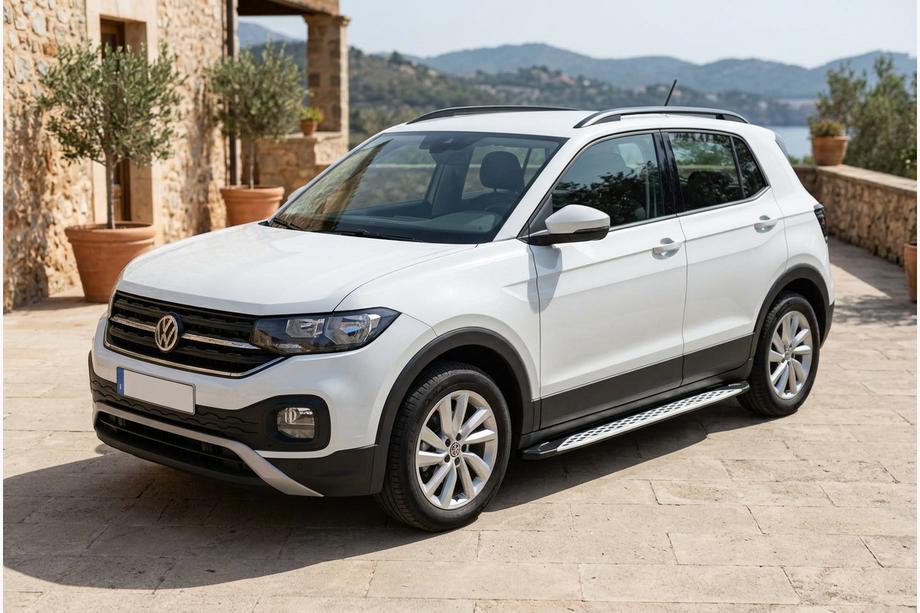Volkswagen T-Cross 2019- Praguri Laterale Shining V1 (2 buc, Aluminiu) Foto 1