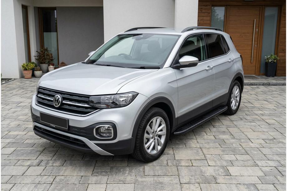 Volkswagen T-Cross 2019- Praguri Laterale Bosphore Black (2 buc, Aluminiu) Foto 1