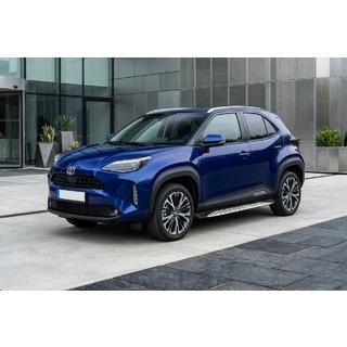 Praguri Laterale Shining V1 (2 buc, Aluminiu) Toyota Yaris/Yaris Cross (XP210) 2020- foto 1