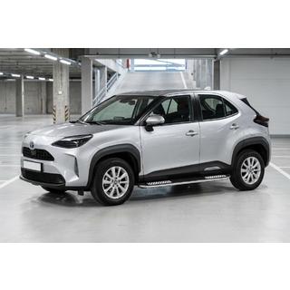 Praguri Laterale Tayga V2 (2 buc, Aluminiu) Toyota Yaris/Yaris Cross (XP210) 2020- foto 1