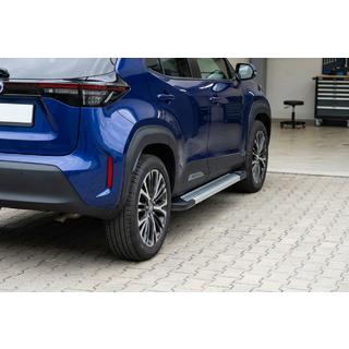 Praguri Laterale Vision New Grey (2 buc, Aluminiu) Toyota Yaris/Yaris Cross (XP210) 2020- foto 1