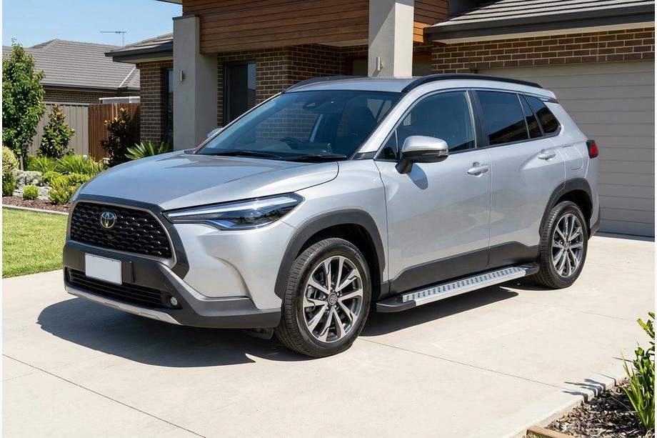 Toyota Corolla Cross 2020- Praguri Laterale Vision New Grey (2 buc, Aluminiu) Foto 1