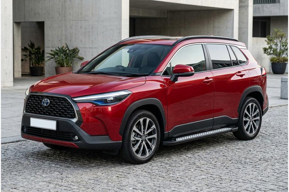 Toyota Corolla Cross 2020- Praguri Laterale Vision New Black (2 buc, Aluminiu) Foto 1