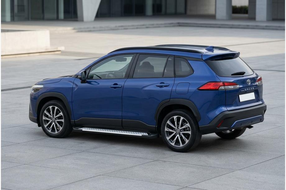 Toyota Corolla Cross 2020- Praguri laterale Allmond Grey (2 buc, aluminiu) Foto 1